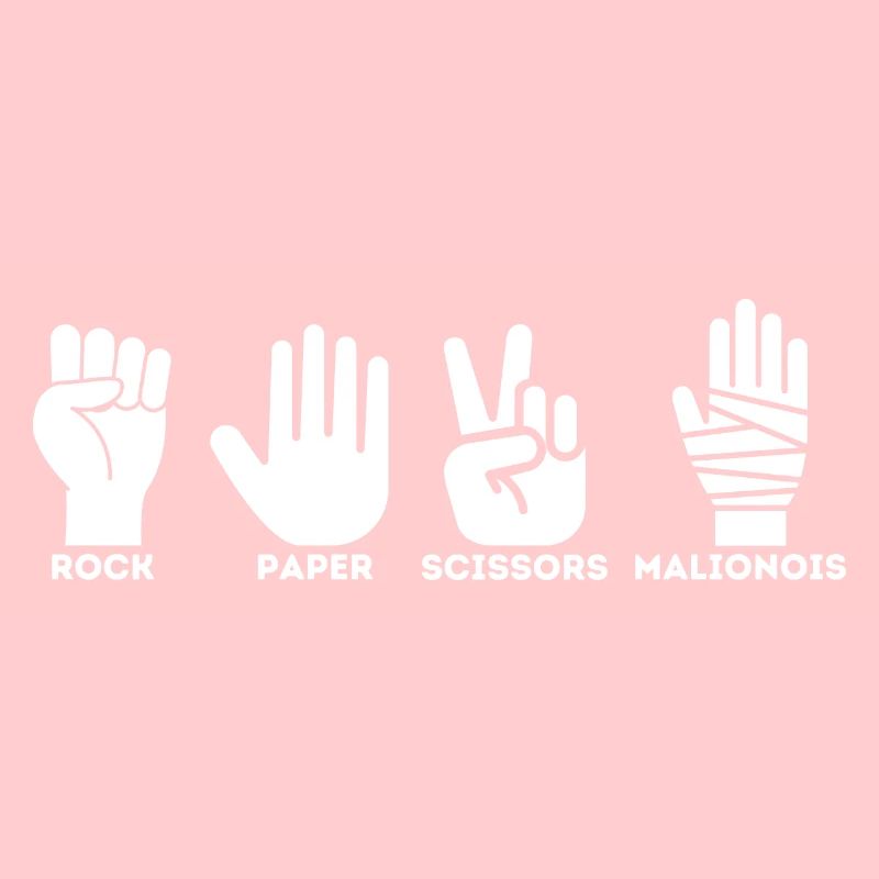 Stone Paper Scissors Malinois