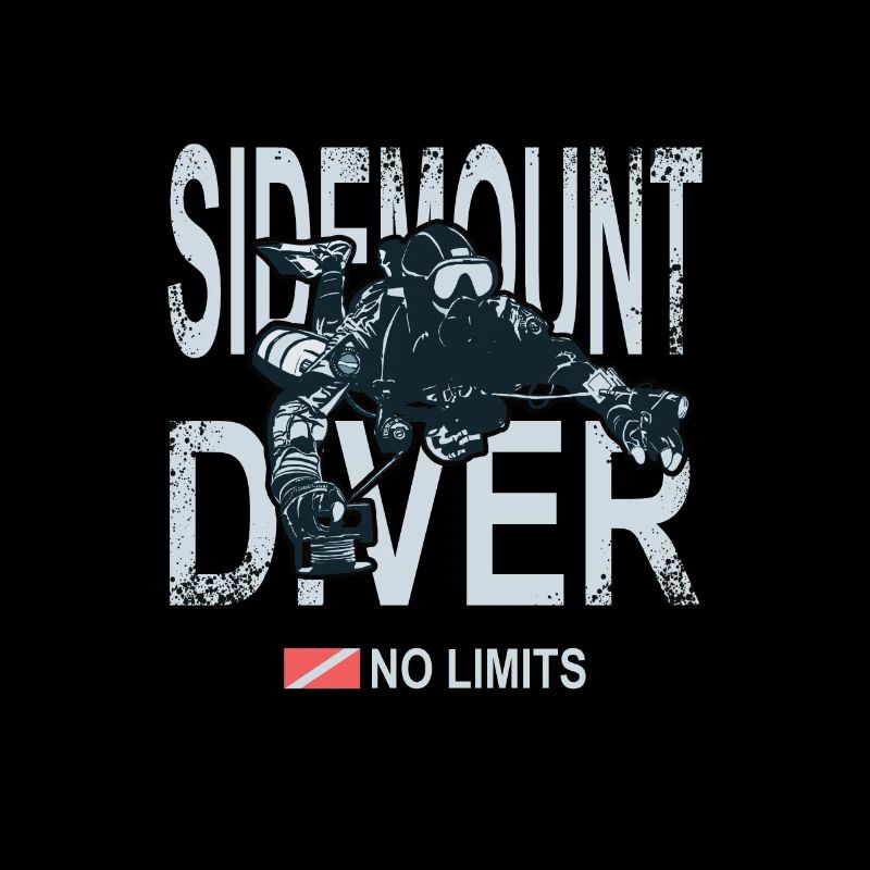 Sidemount Diver Tauchen Geschenk Tec Diving