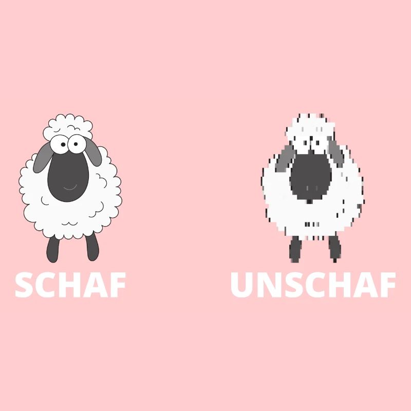 Schäfchen Schaf Unschaf Schafbock Schaffell