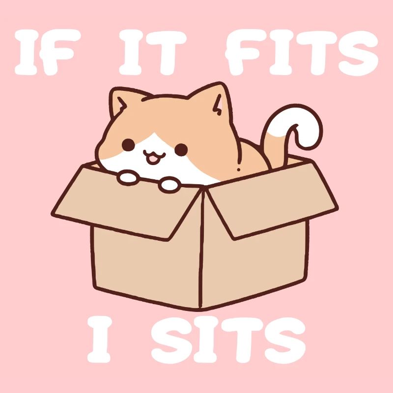 Si ça va, je suis assis chat mignon