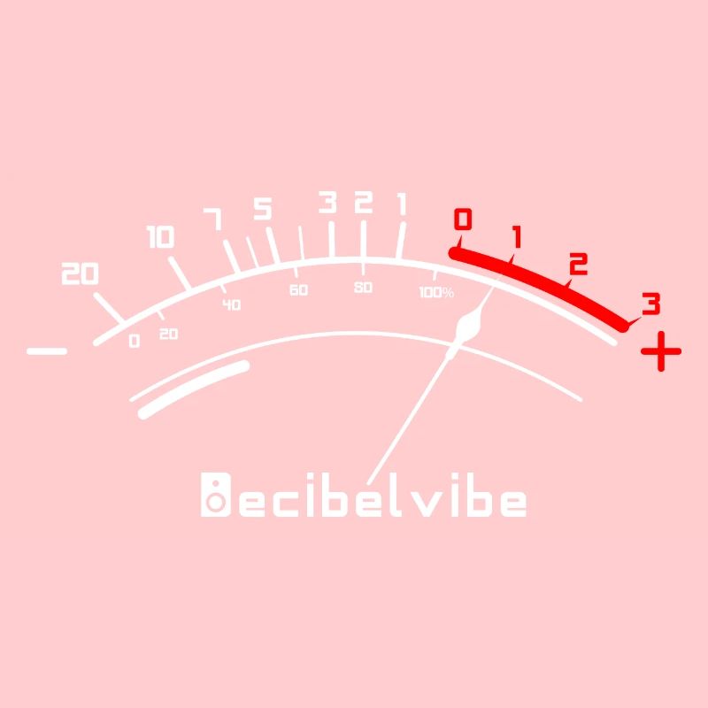 Decibelvibe - Derivate - VU Meter White