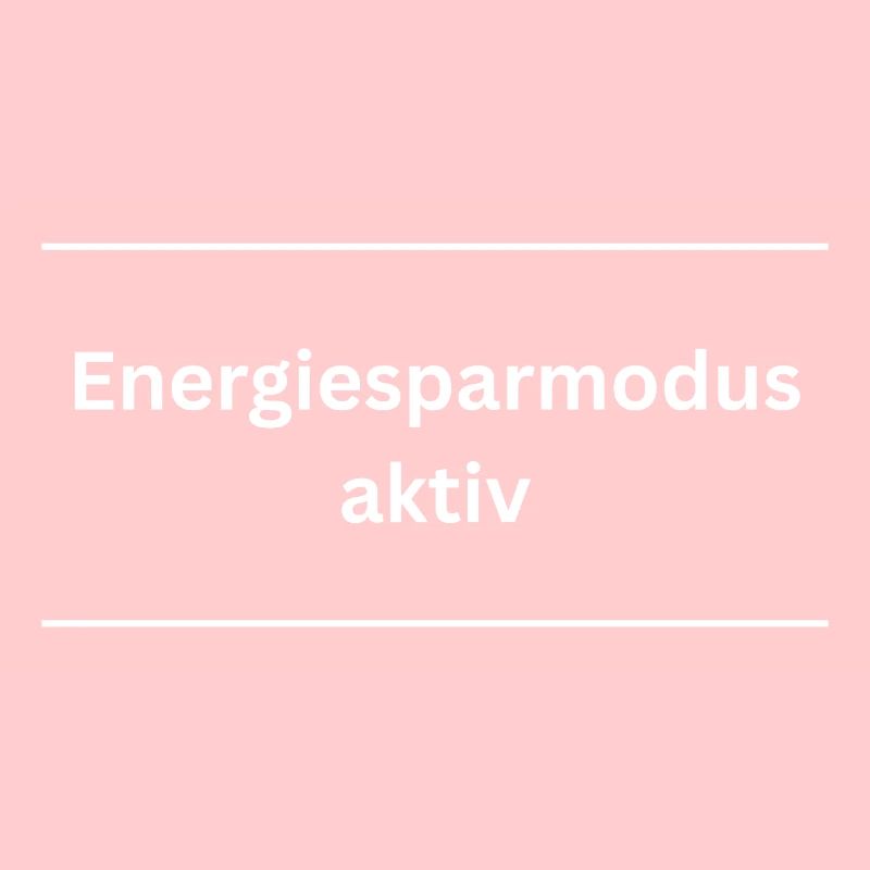 Power saving mode active