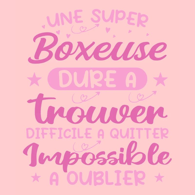 Une Super Boxeuse - Cadeau boxeuse