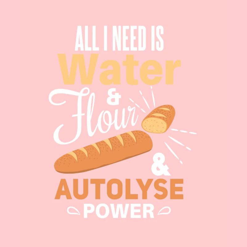 Cool bread baking baker saying motif