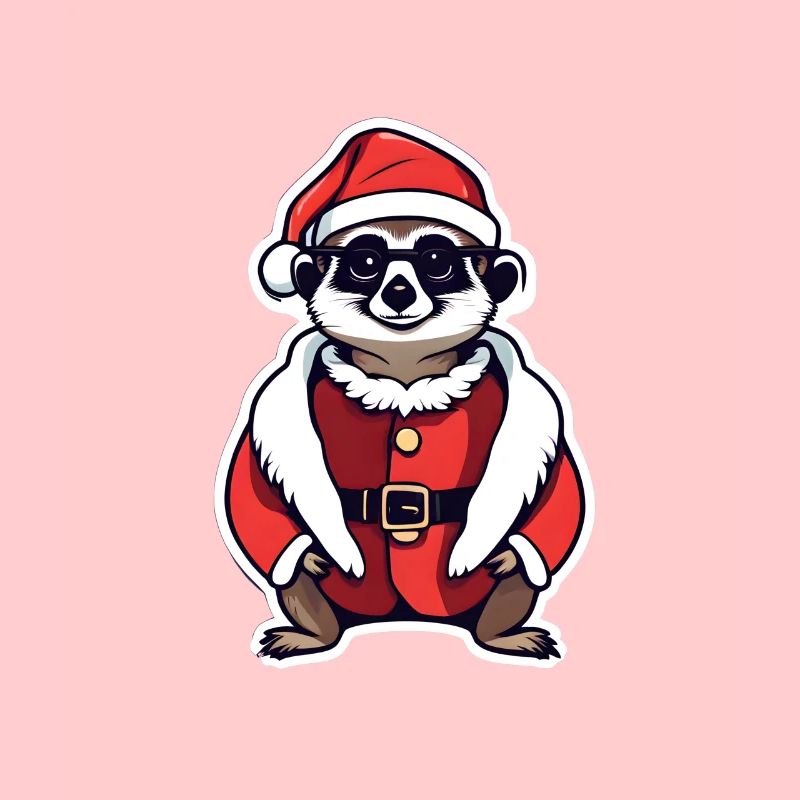 Suricate de Noël