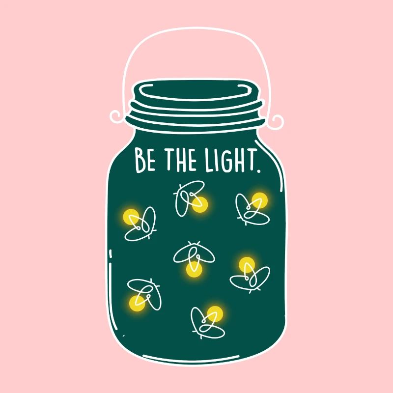Be the light! Camping nature firefly summer