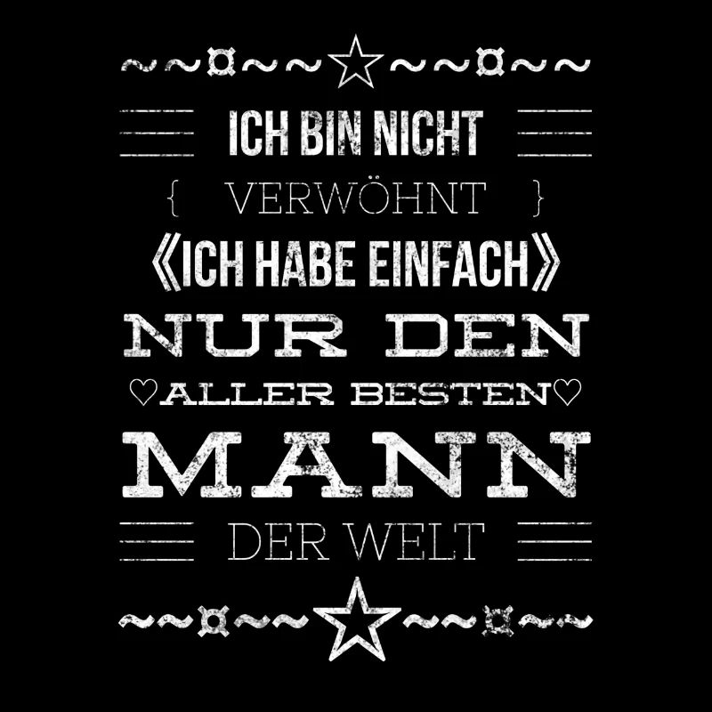 Bester Mann der Welt Ehemann Shirt T-Shirt