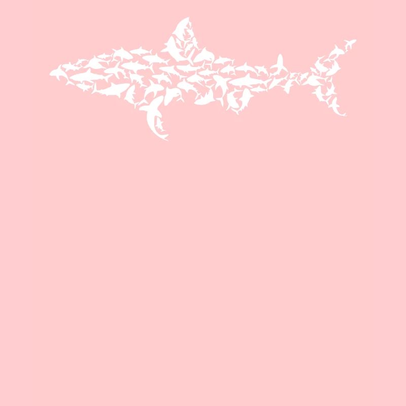 Grand poisson de requin blanc Silhouette Requin blanc