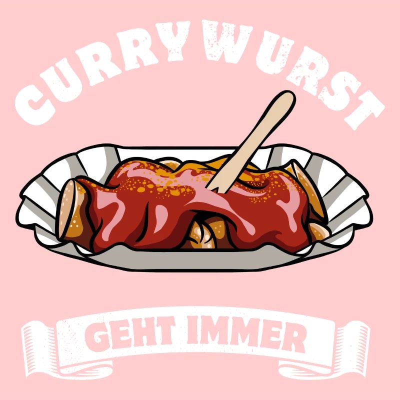 Currywurst geht immer - Currywurst Fan - Spruch