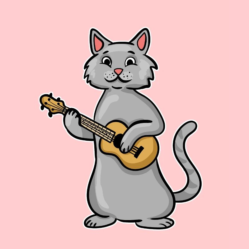 Ukulele Cat