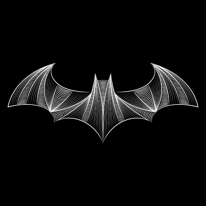 Batman Logo 'Drawing' Women T-Shirt