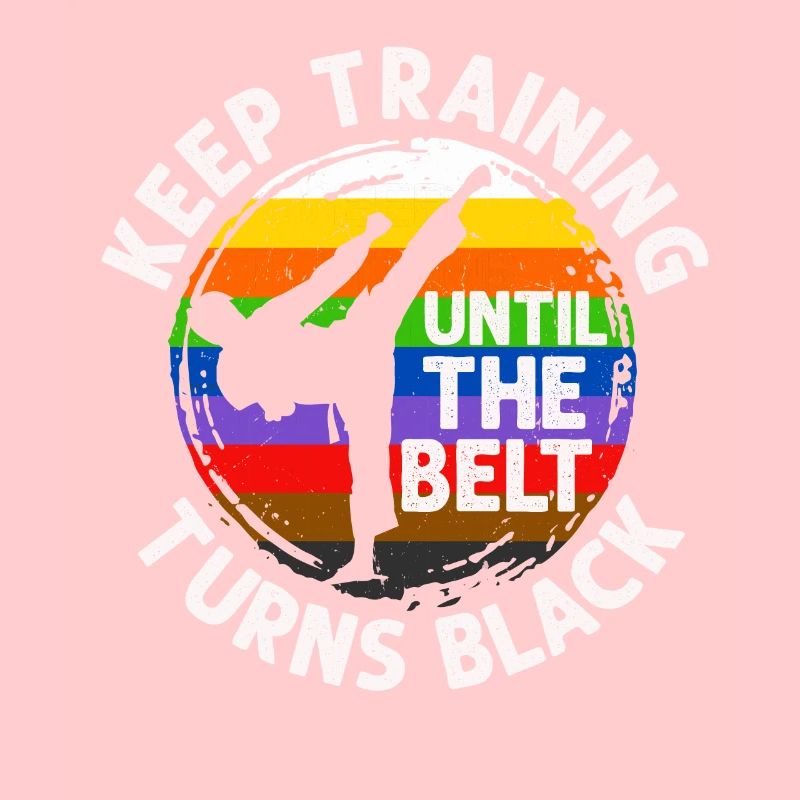 Trainiere weiter, bis der Gürtel schwarz wird