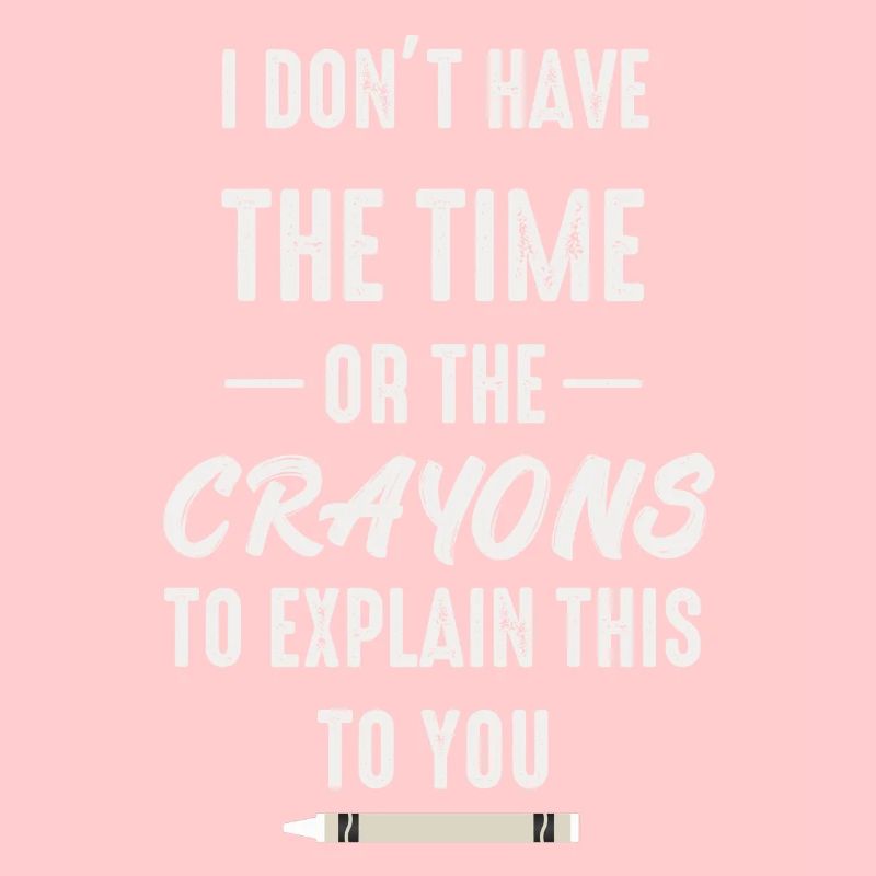 Ich habe nicht die Zeit oder die Buntstifte