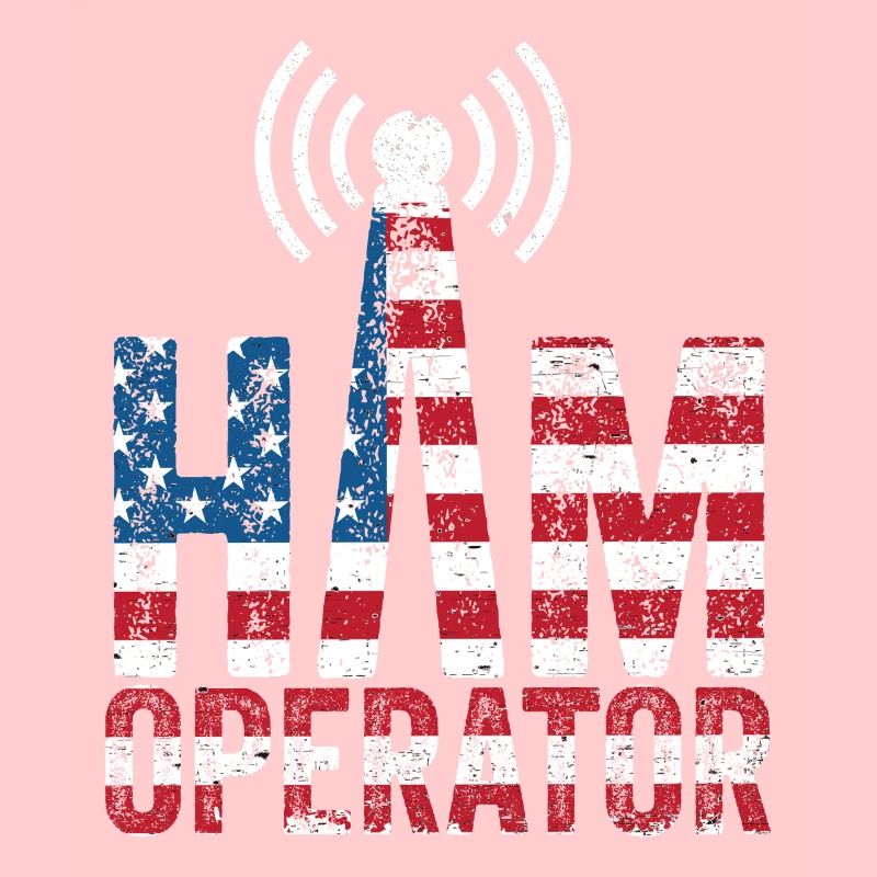 Ham Operator US Flag