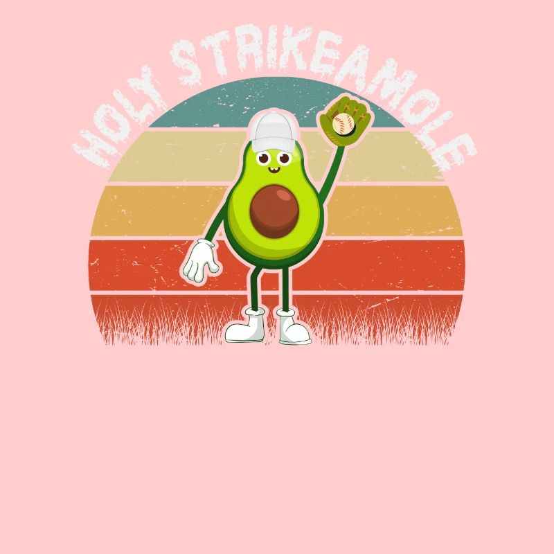 Holy Strikeamole Baseball Softball Avocat