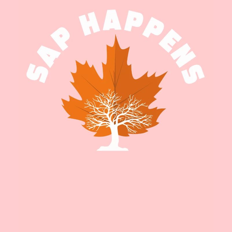 Maple Syrup Tree Tapping Funny Autumn