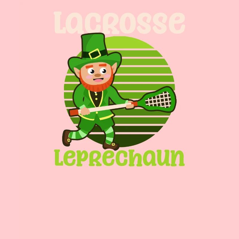 Lacrosse St. Patricks Day Lacrosse Leprechaun
