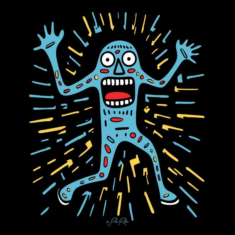 Cartoon Pop Art Character: Funky, Funny, Fun