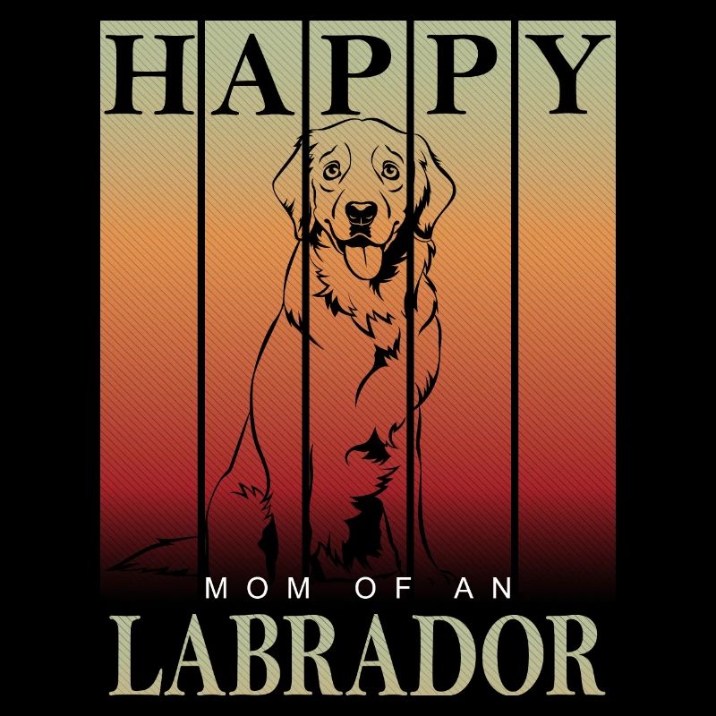 Happy Labrador Mom