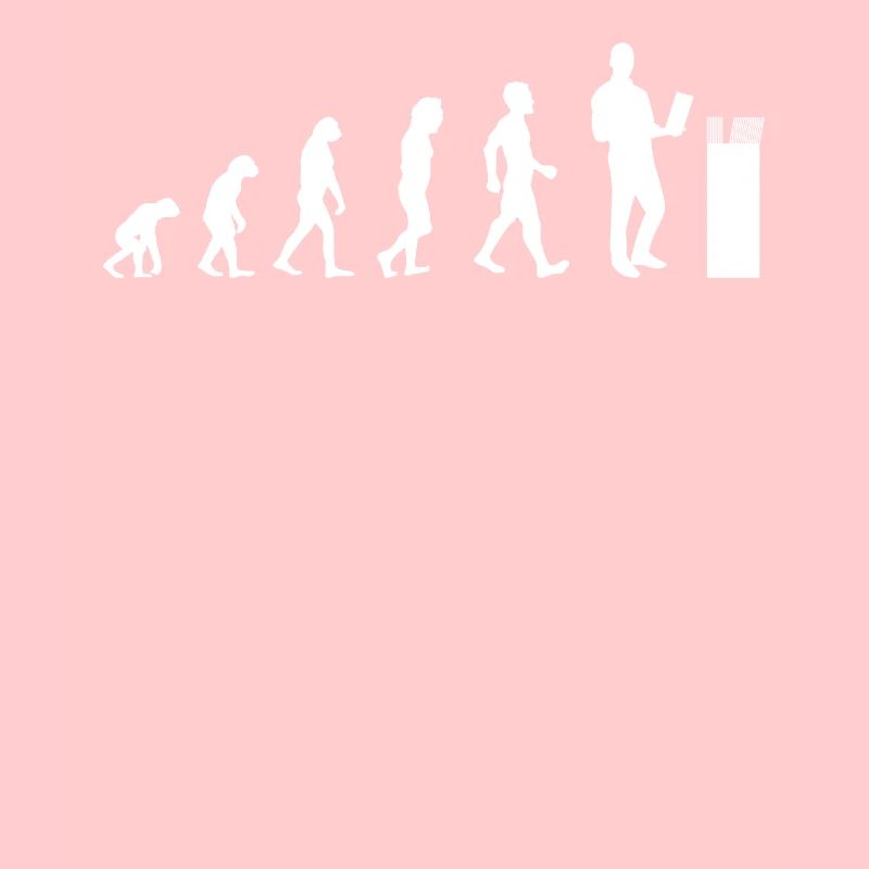 Evolution Bücherwurm Bibliothek