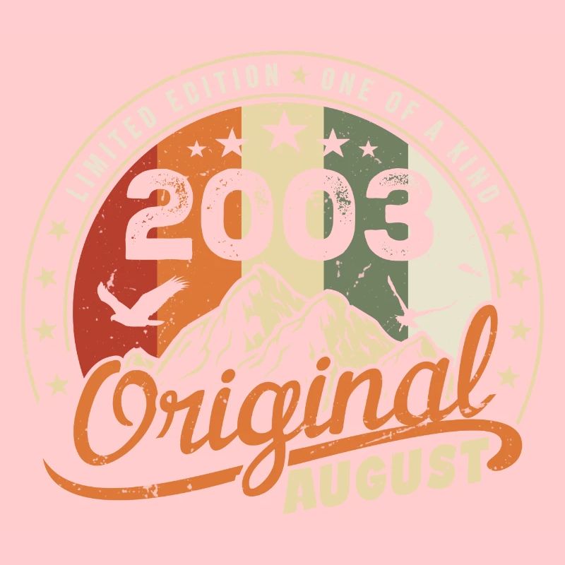 August 2003 Geburtstagsgeschenk August 2003 Retro 2003