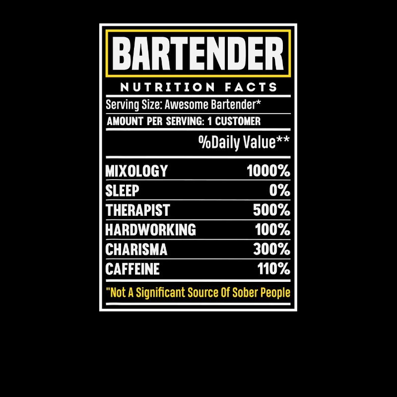 Funny Bartender Saying Bartender Gift