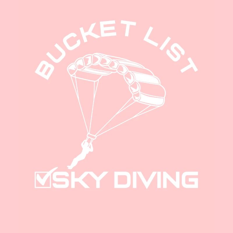 Bucket List Sky Diving Parachute