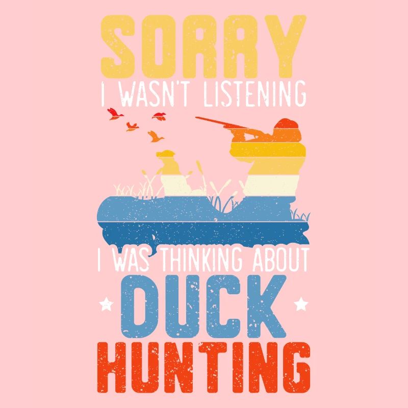 Denken Sie an die Entenjagd Wasservogeljagd