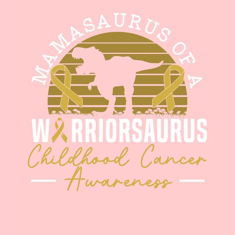 Mamasaurus d’un cancer de l’enfant Warriorsaurus