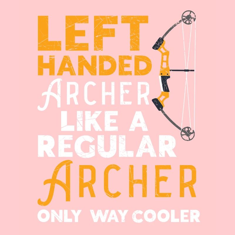 Linkshänder Bogenschütze Bogenschießen Bowman Bowhunter