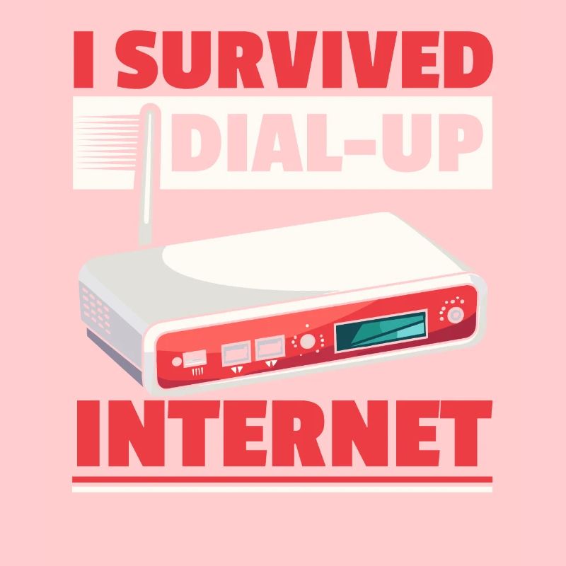 Dial Up Internet Connection 90's Computer Jokes