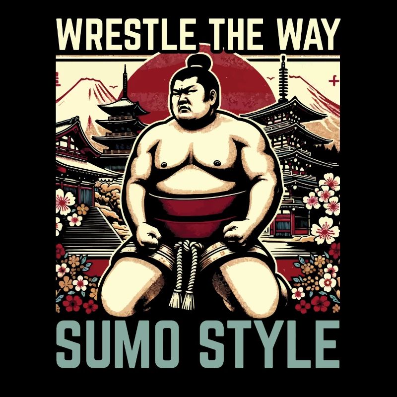 Sumo-Ringer Japanisches Ringen Sumo-Ringen