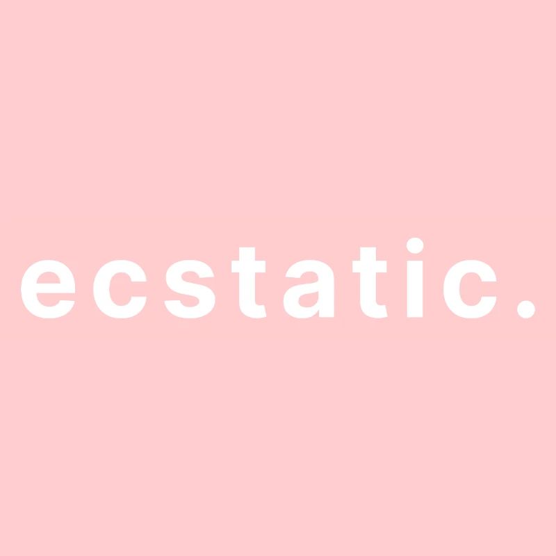 ecstatic white