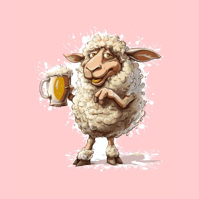 Sheep Beer Funny