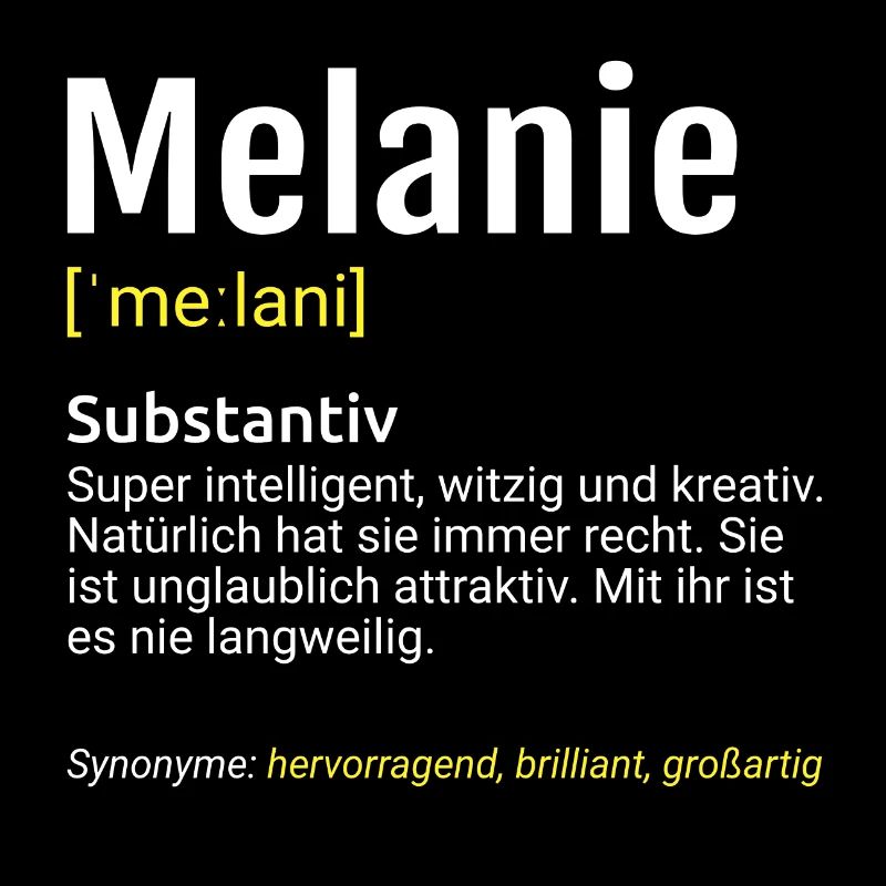 Melanie Name Definition