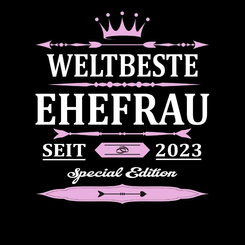 Weltbeste Ehefrau Seit 2023 Vintage Hochzeitstag