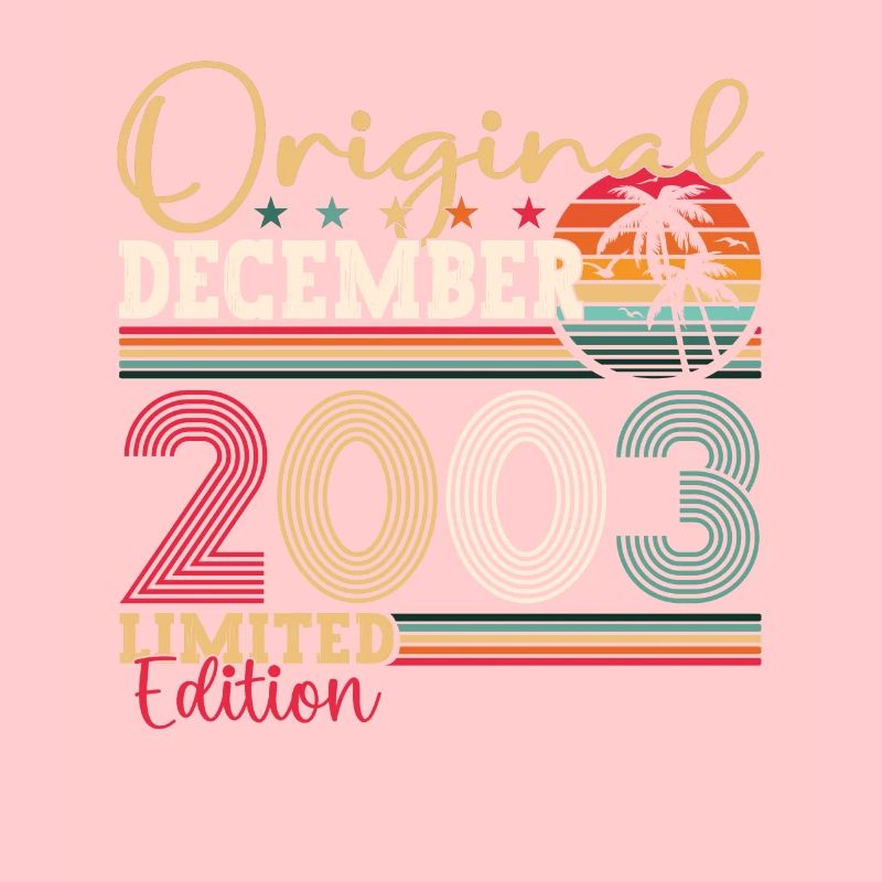 Original Décembre 2003 19e anniversaire Cadeau