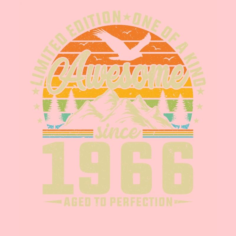 Vintage 58e anniversaire rétro 1966