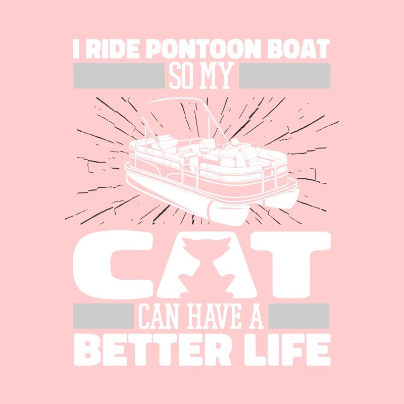 Pontonboot Katze