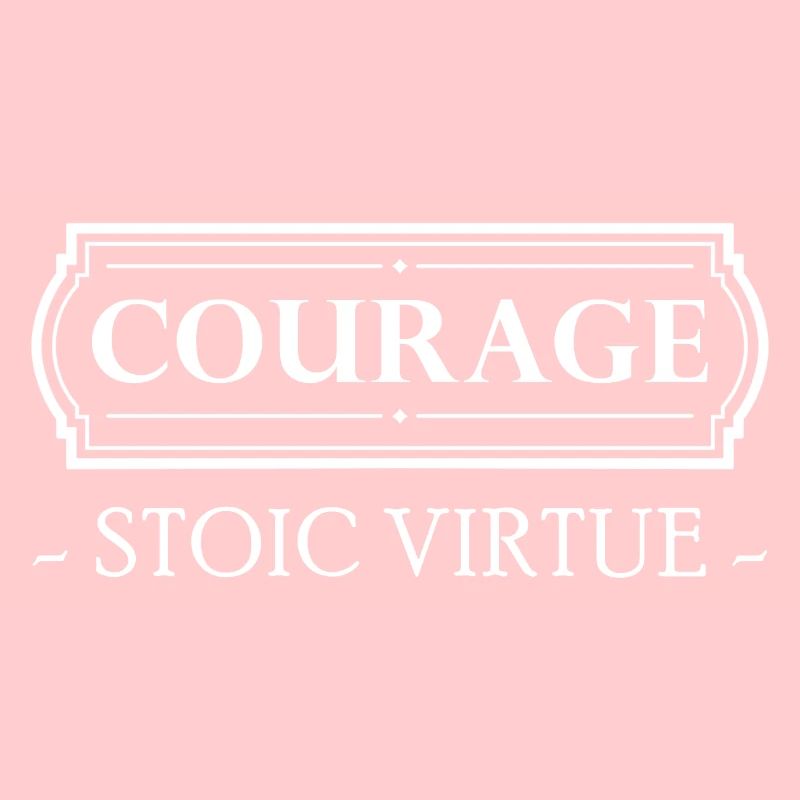 Stoicism Gift Stoic Virtue Courage Courage