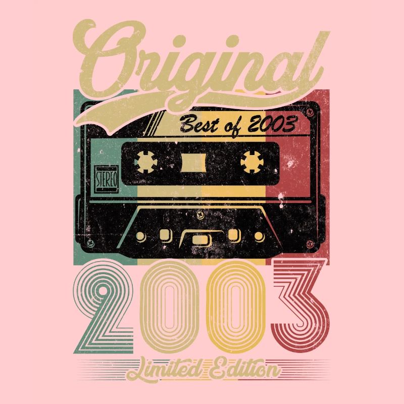 Vintage Anniversaire 2003 Cassette Rétro