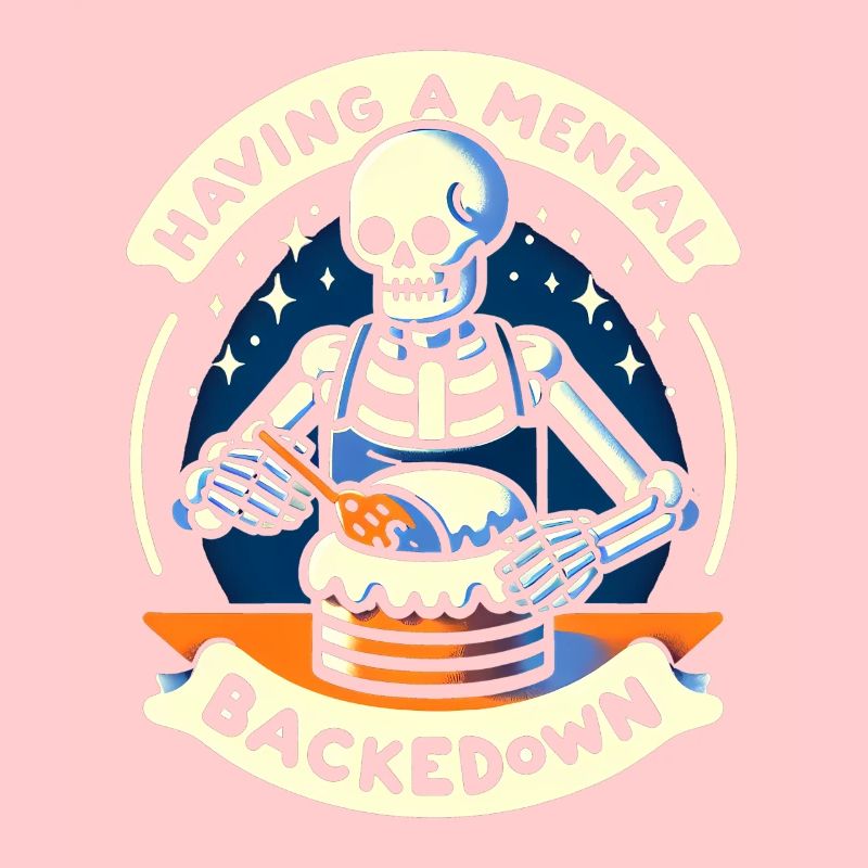 Funny Baking Skeleton Humor