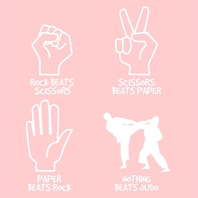 Judo ciseaux pierre papier