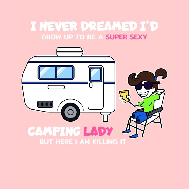 Camping Lady