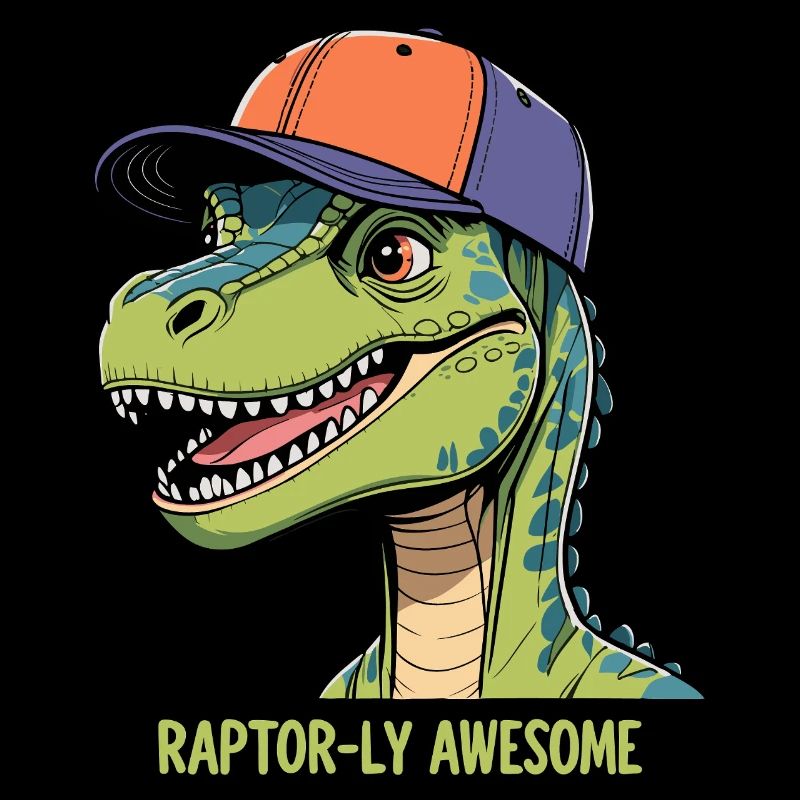 Raptor mit Cap - Raptor-ly Awesome