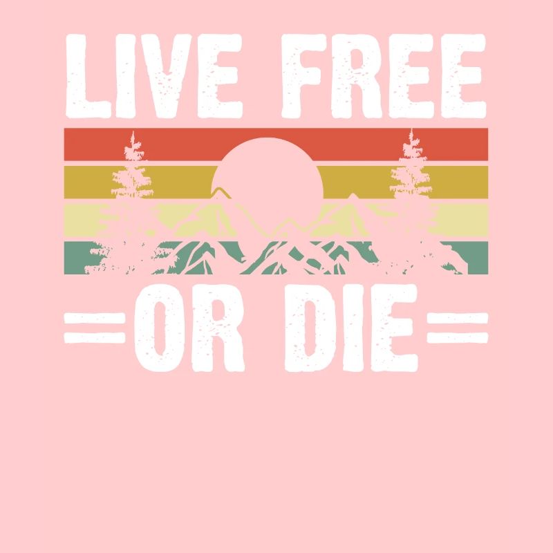Leben Frei Oder Sterben Retro Nature Vintage Neu