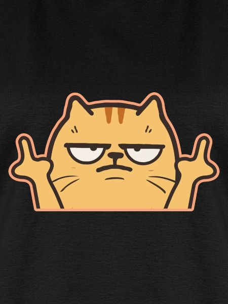 Middle Finger Cat
