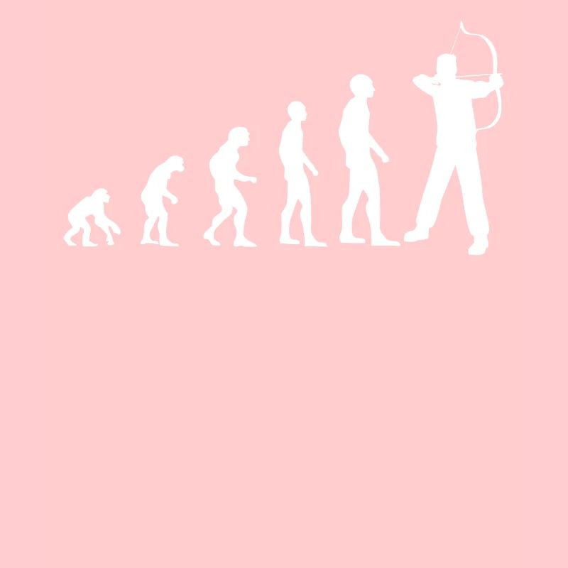 Bogenschießen Evolution Bogenschütze Geschenk