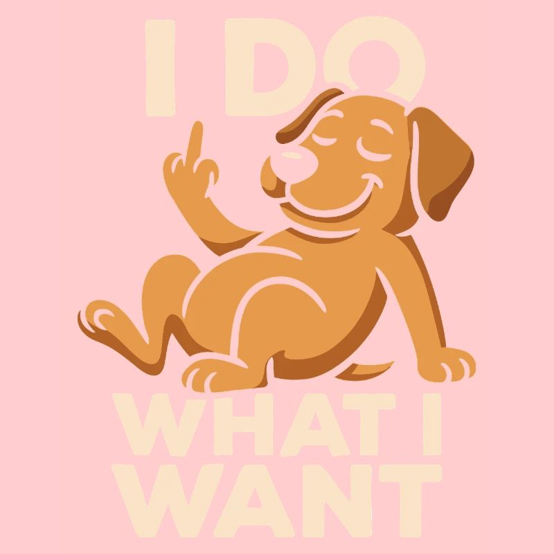 Chien vilain avec de l’attitude