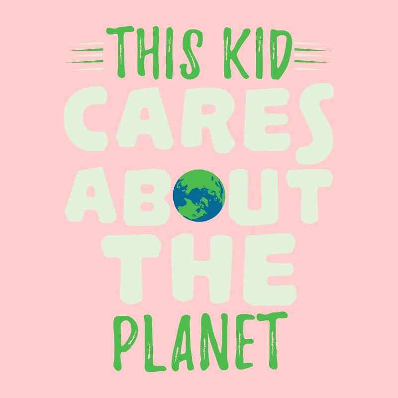 Mignon Cet enfant se soucie de la planète Protéger le monde